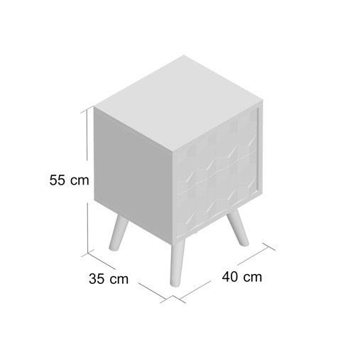 Corrigan Studio Cayson Solid Wood Bedside Table & Reviews Wayfair.co.uk